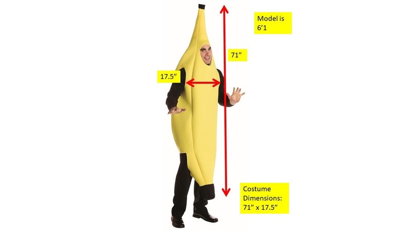 Rasta Imposta mens Banana Deluxe Adult Sized Costumes, Yellow, One Size US, (GC7102) - Image 4